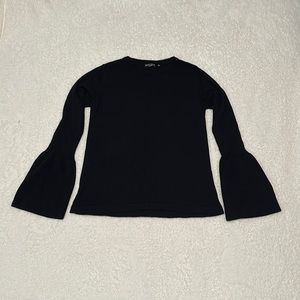 Brave Soul London Black Bell Sleeve Sweater Size XS